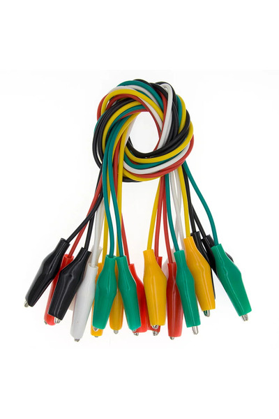 Choice 10 Alligator Clips 10PCS Alligator Clips 50CM Electrical DIY Test Lead...