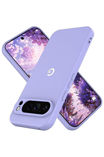 Choice Google Pixel 9 Lavender High Quality Skin-friendly Soft Silicone Anti-...