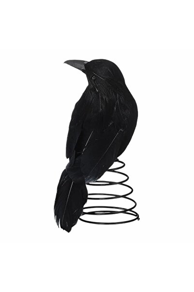 Choice A Tree Topper Realistic Crow Design with Flexible Spring Base Simulate...