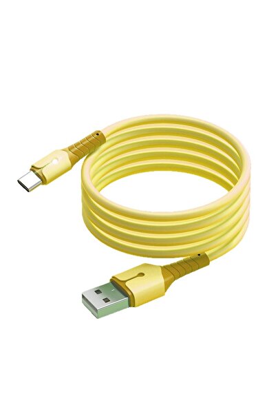 Choice 1m yellow New Type C of Lighted Liquid Data Cable Suitable for Android Typec Fast Charging Cable US