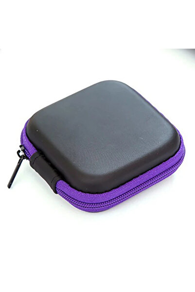 Choice حقيبة سماعات رأس محمولة مقاومة للصدمات، لون بنفسجي، من 1 إلى 4 قطع، حق...