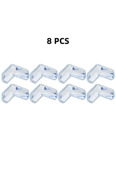 Choice (شكل حرف L) 8 قطع، 4/8/10/12 قطعة، واقي سيليكون آمن للأطفال، غطاء حماي...