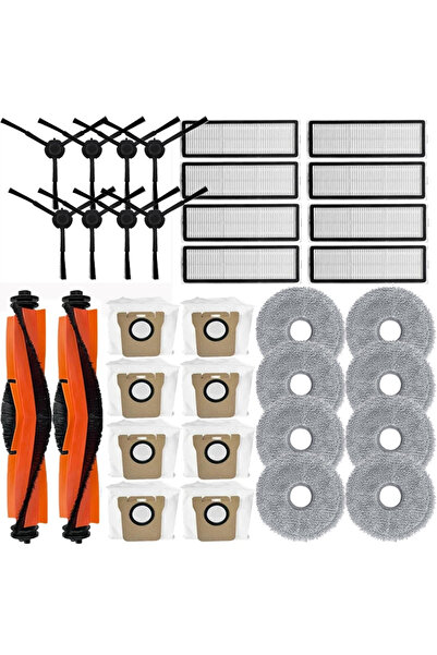 Choice 34 قطعة من ملحقات مكنسة الروبوت X20 Max / D109GL / Mijia M30: فرشاة رئ...