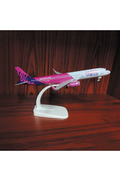 Choice نموذج طائرة إيرباص A321 من ويز إير، مقاس 20 سم، ديكور منزلي، بمقياس 1/...