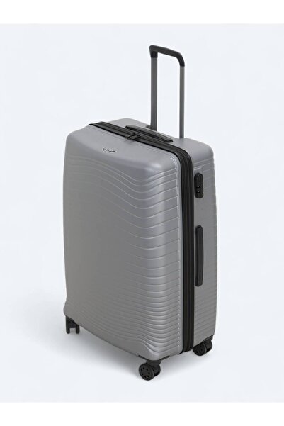 Kip Gri Büyük Boy Bavul