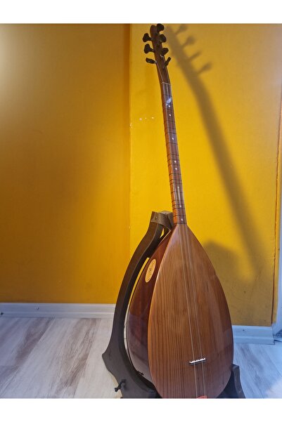 SOL LA MÜZİK ALETLERİ KISA SAP OYMA MAUN BAĞLAMA ( PROFESYONEL)