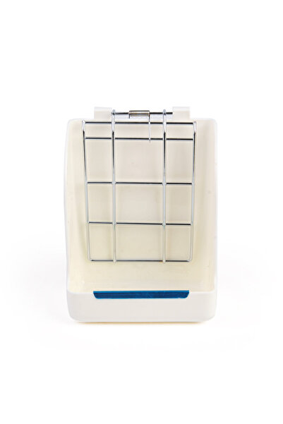 Choice معلف أرنب أبيض اللون، قطعة واحدة، يُثبت على الحائط، يُستخدم كمعلف قش للحيوانات الأليفة الصغيرة في الهواء الطلق، ورفوف عشب.