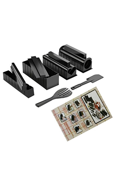 Choice 1 Set 10 Pcs/Set Japanese Sushi Accessories Kitchen Sushi Maker DIY Sushi Making Kit Roll Rice Mold