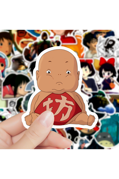 Choice ٥٠ قطعة من ملصقات أنمي هاياو ميازاكي، ملصقات أنمي كرتونية، ملصقات جراف...