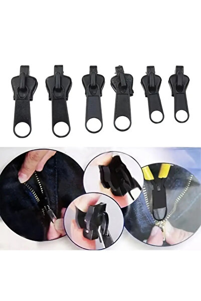 Choice 24PCs black 3 Sizes Universal Instant Fix Zipper Repair Kit Replacement Zip Slider Teeth Rescue Sewi