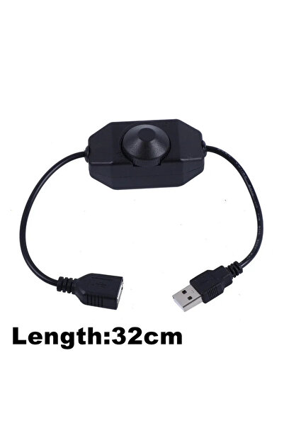 choice2 مفتاح تحكم USB أسود بستة أنواع، يعمل بتيار مستمر 5 فولت، مزود بمفتاح ...