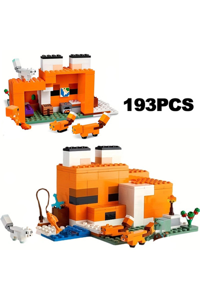 Choice 21178 لعبة مكعبات تعليمية للأطفال، هدية، لعبة MOC، منزل فوكس لودج، عرض الشارع 21