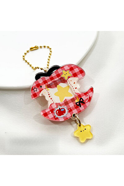 Choice A 1pc -Shaped Acrylic Slide Photo Frame Pendant，1inch Photo Storage Fr...