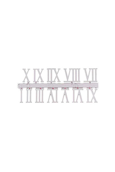 Choice Silver Roma Nnumeral 1Set DIY Clock Numerals Roman Numerals Wall Digit...