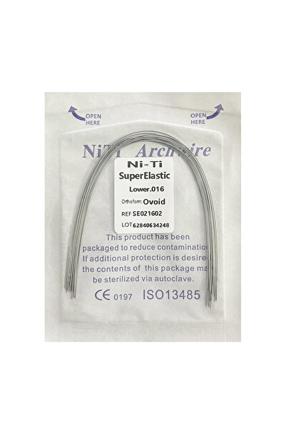 Choice21 016 Lower 10pcs/Pack AG Dental Orthodontic Arch Wires NITI Round / R...