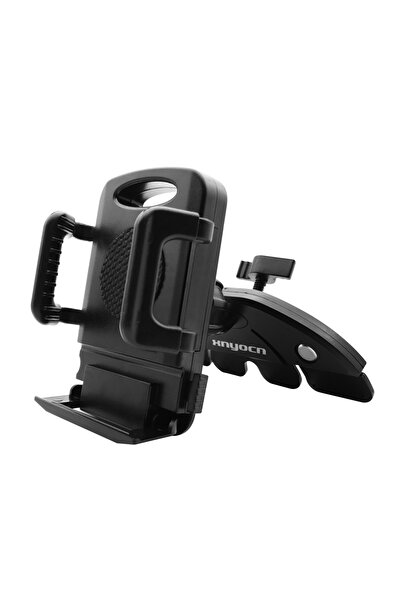 Choice حامل سيارة أسود من Xnyocn، مزود بفتحة لأقراص CD، حامل عالمي قابل للتعد...