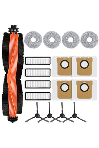 Choice 17 قطعة من ملحقات مكنسة الروبوت X20 Max / D109GL / Mijia M30: فرشاة رئ...