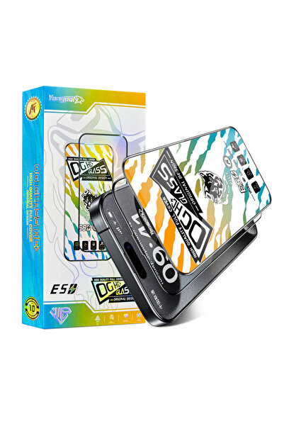 Choice25 واقي شاشة زجاجي مقوى كامل التغطية لهاتف آيفون 16، 10 قطع، متوافق مع ...