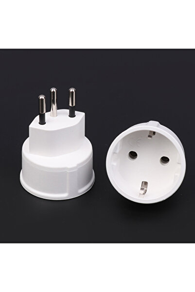 Choice Jack with lock Easy-To-Use Swiss Plug Converter; Suitable for 3 Pin EU...