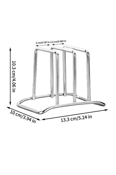 Choice A new Stainless Steel Cutting Board Holder Adjustable Organizer Rack F...