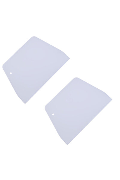 Choice WHITE 2PCS Kitchen Baking Tools T-Shape Plastic Scraper Board for Cream Cake Chocolate Board Kitchen