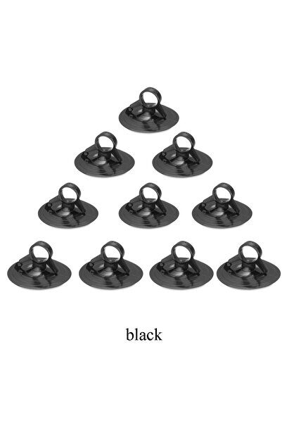 Choice black 10PCS PVC Car Sunshade Kitchen & Home Sucker Wall Hanger Suction Cup Hook