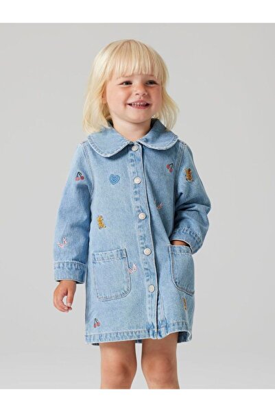 BOBBY JR KİDSWEAR Mixed Color Embroidered Dress