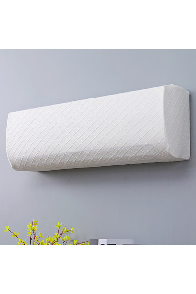 Choice غطاء حماية شامل لمكيف الهواء الجداري، أبيض حليبي، قطعة واحدة، مقاوم لل...