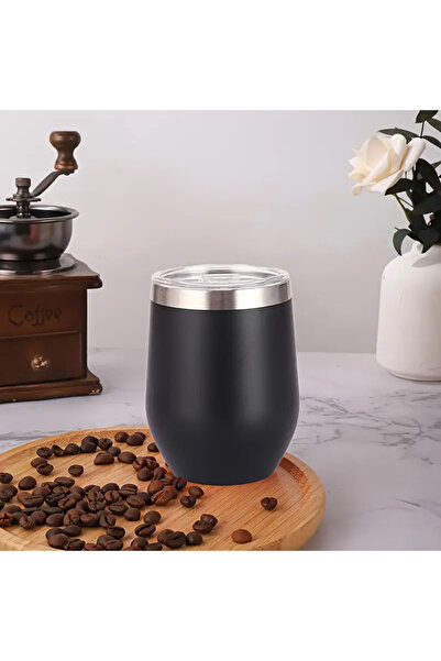 Choice Black Yerba Mate Cup 350ml 304 Stainless Steel Double-Wall Mate Cup 304 Stainless Steel Double-Wall