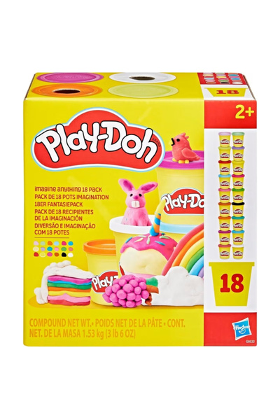 Playdoh Blocks Set of 18 Play-Doh Containers - Imagine Anything