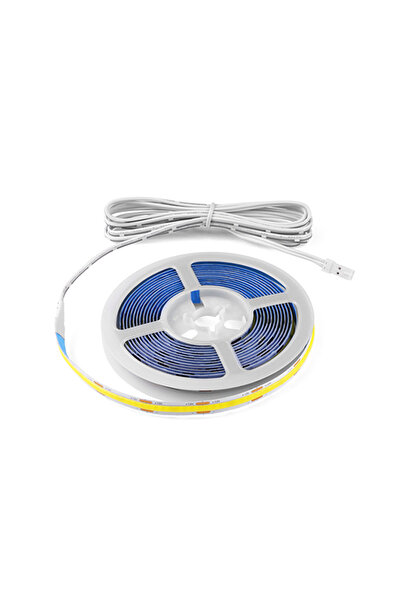 Choice شريط إضاءة LED COB أبيض طبيعي بطول متر واحد، من دوبونت، بتقنية COB/2835SMD، شريط إضاءة LED عالي الكثافة ومرن، يعمل بجهد 12 فولت تيار مستمر.