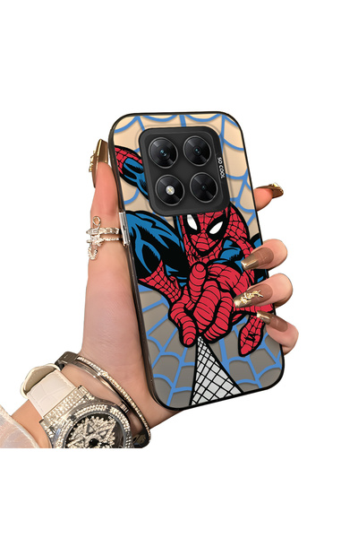 ucuc جراب هاتف شاومي بوكو X7 5G متوافق مع السيليكون الشهير بتصميم سبايدرمان