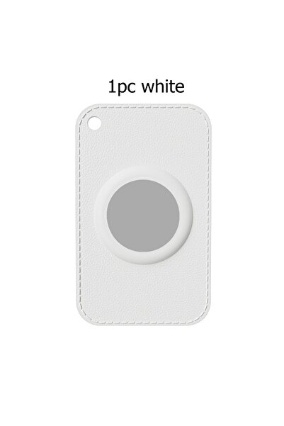 Choice حامل بطاقات Airtag أبيض، غطاء حماية فائق النحافة من مادة TPU، يمنع فقد...