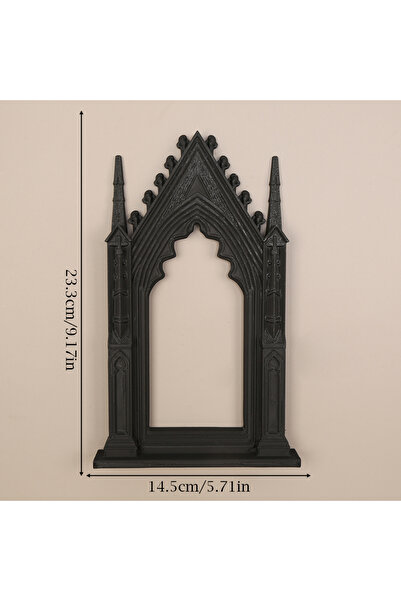 Choice black Cross - border Gothic Church Arch - Shaped Wall Decorative Frame, Dark - style Home Decoration