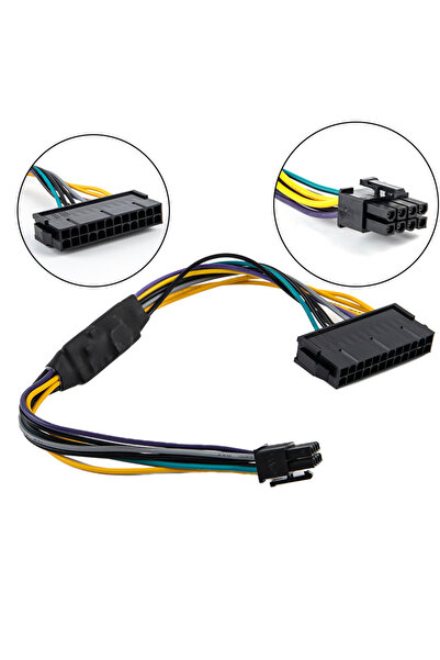 Choice كابل طاقة محول ATX ذو 24 سنًا إلى اللوحة الأم ذو 8 أسنان لخادم Optiple...