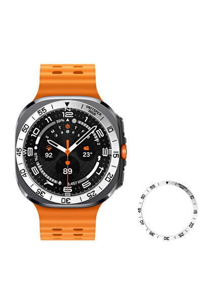 Choice for Watch Ultra 47mm Silver Metal Bezel Ring Case for Watch 7 Ultra Be...
