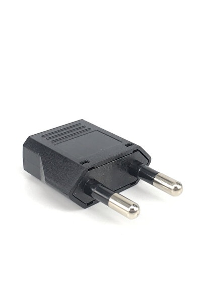 Choice محول قابس طاقة 4.0 مم أسود - 1، 4.0/4.8 مم، 220 فولت، من قابس أمريكي إ...
