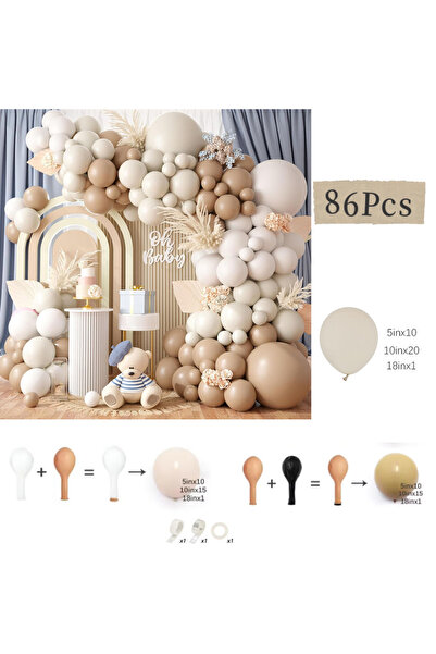 Choice مجموعة بالونات أخرى BL50505-86 قطعة، 86 قطعة، محشوة بشكل مزدوج، باللون...