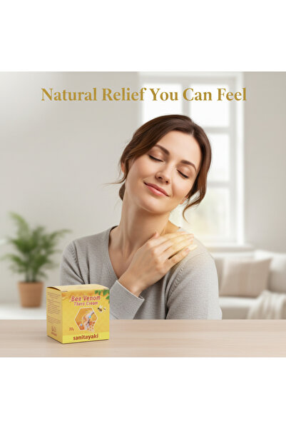 sanitayakı Cremă Thera cu venin de albine 30 g – Cremă de masaj încălzitoare cu plante pentru îngrijirea zilnică a corpului