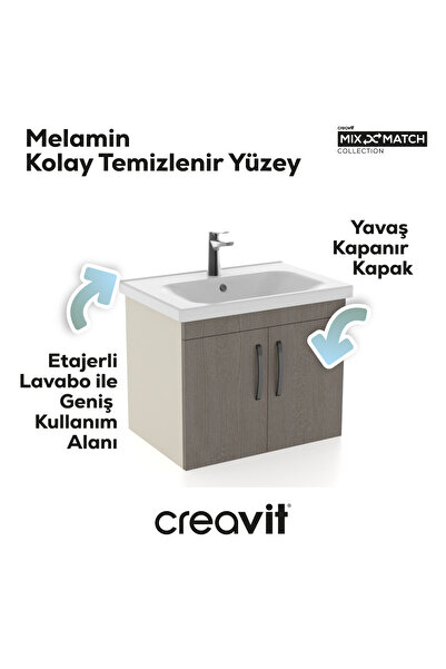 Creavit D10 65cm.KPK.Lav.Dlp.ML.DAF.ML.MSE