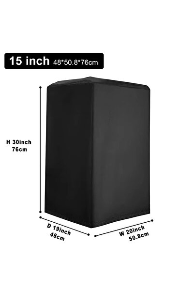 Choice غطاء حماية جديد أسود اللون لمكبر الصوت مقاس 15 بوصة، مصنوع من قماش أكس...