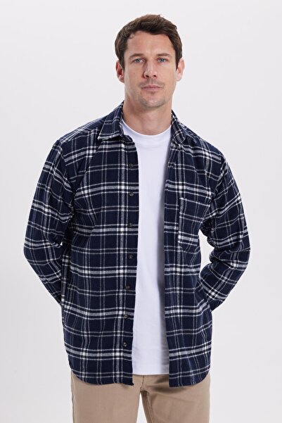 Tudors Men's Regular Fit Comfortable Cut Winter Plaid Lumberjack Shirt