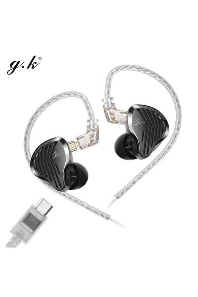 Ugreen Type-C No Mic Kz Gk Kunten Dynamic Drive Headphones Hifi 2pin Heavy Bass Earbuds Metal Headphones De