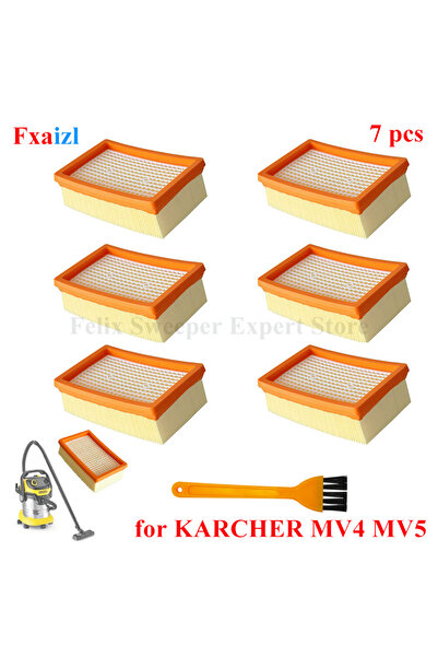 Choice 7 PCS Accessories For KARCHER MV4 MV5 MV6 WD4 WD5 WD6 Wet&Dry Vacuum C...
