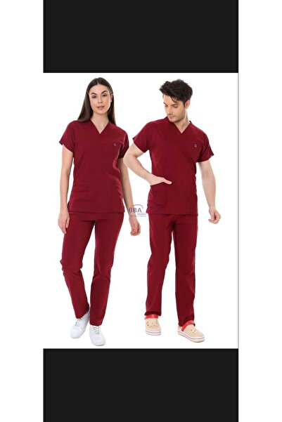 İBA MEDİKAL Likralı Scrubs Doktor Hemşire Forması