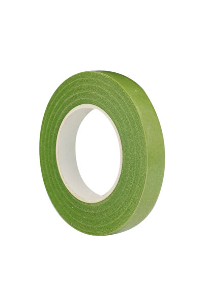 Choice شريط زهور أخضر فاتح 30 ياردة 12 مم، شرائط زهور صناعية، لفافات سداة زهور