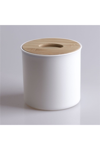 Choice علبة مناديل ورقية دائرية بيضاء جديدة، حامل ورق بلاستيكي، ملحقات ورق لفافة المناديل، للاستخدام المنزلي، الفنادق، والسيارات