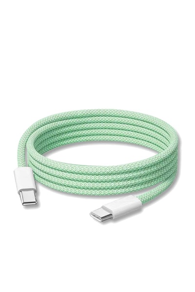 Choice20 كابل USB-C إلى Type-C بطول 2 متر، 5 قطع باللون الأخضر، 5 قطع/10 قطع،...
