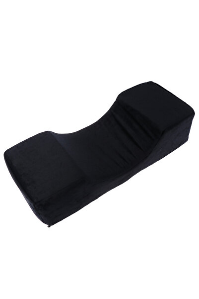 choice2 وسادة سوداء واحدة احترافية لتركيب الرموش الاصطناعية، وسادة دعم للرقبة، مناسبة للاستخدام المنزلي أو في الصالونات