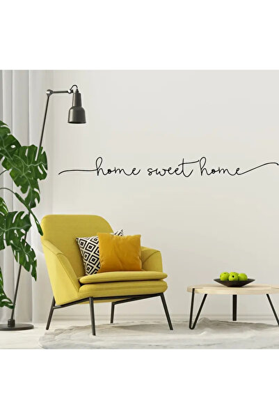Choice 90x8cm black 1pc Vinyl Sticker Home Sweet Home Decor Phrase Wall Sticker Art Decal For House Decorat